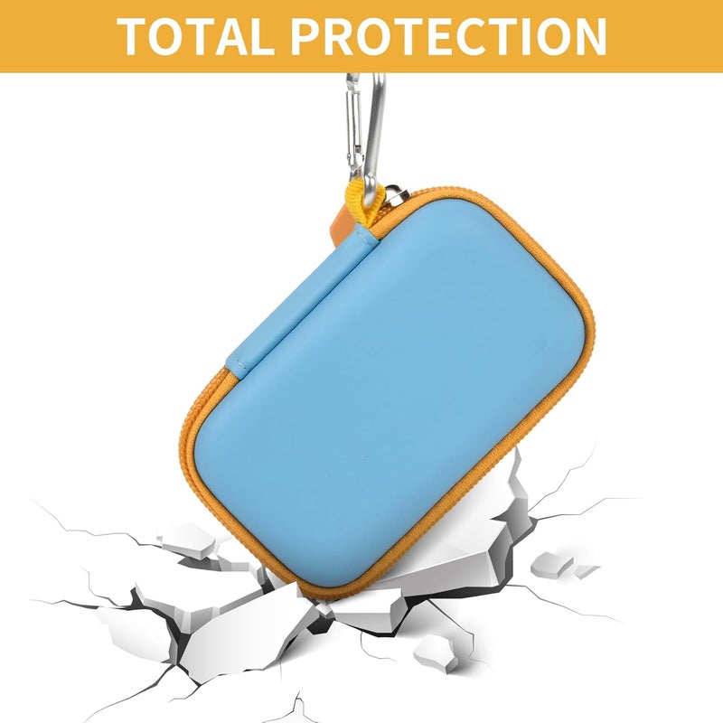 PAIYULE Case Compatible with SanDisk 1TB 2TB 500GB 4TB/for PRO Extreme Portable SSD, External Solid State Hard Drive Storage Holder for SDSSDE61/ SDSSDE60/ SDSSDE81/SDSSDE30/SDSSDE60 (Box Only)(SkyBlue) - Image 4